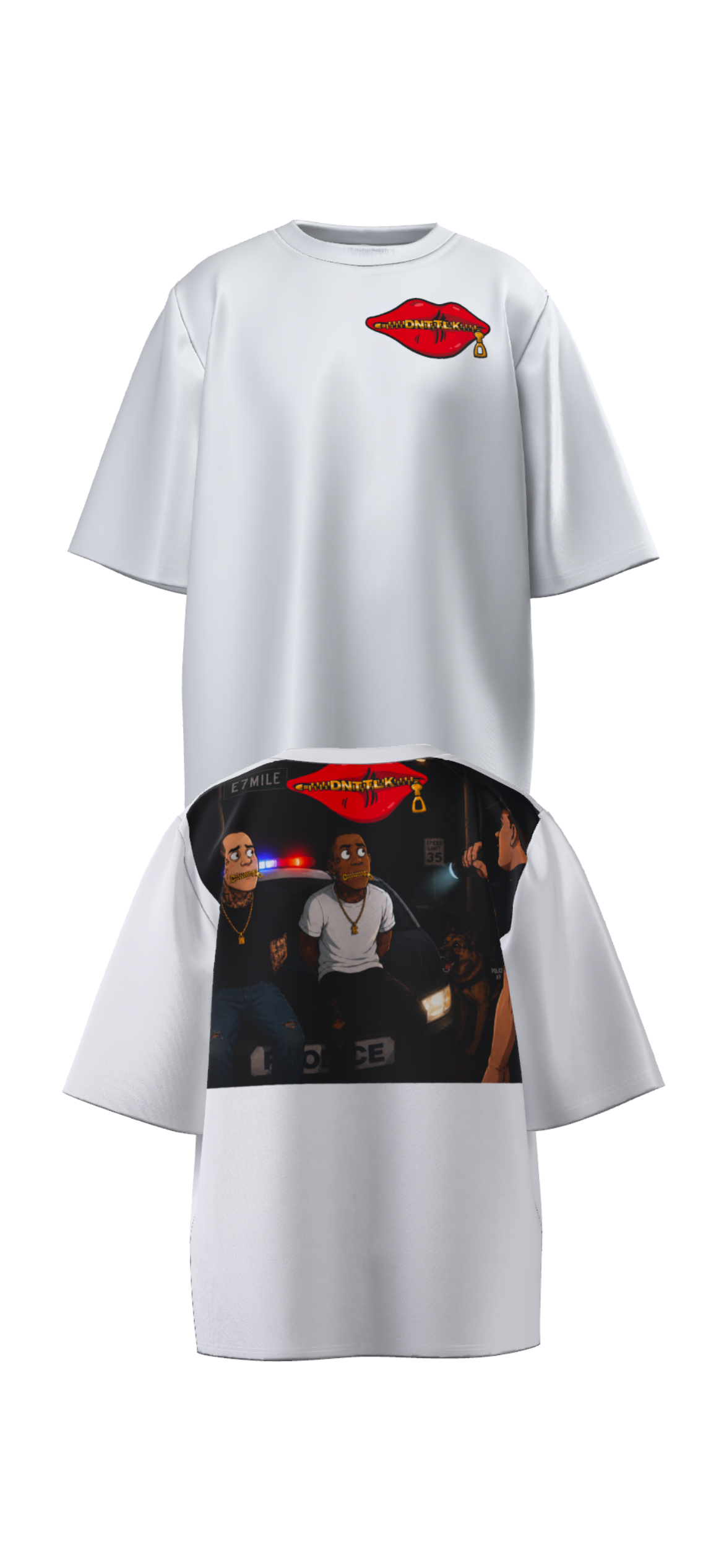 DNT TALK TRAFFIC STOP SHORT SLEEVE TEE