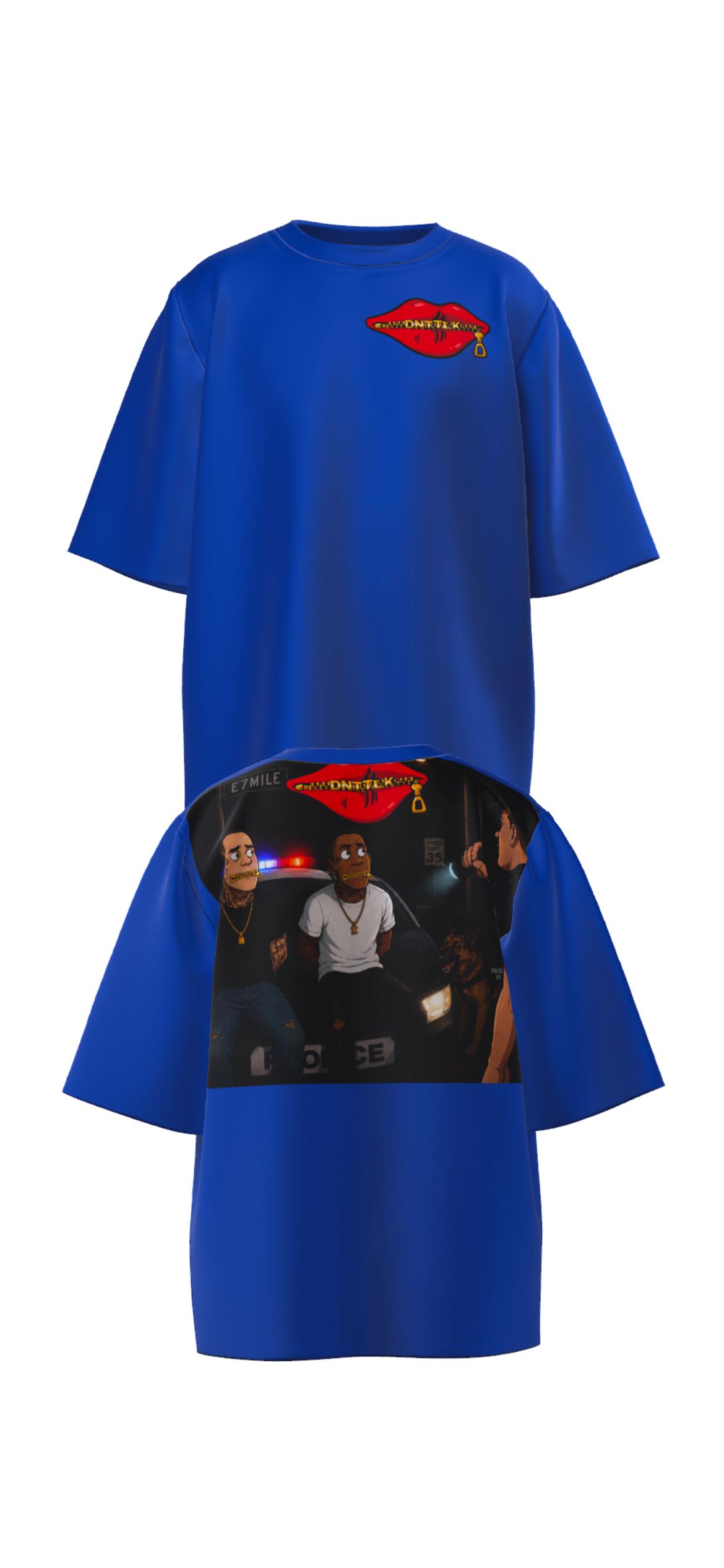 DNT TALK TRAFFIC STOP SHORT SLEEVE TEE