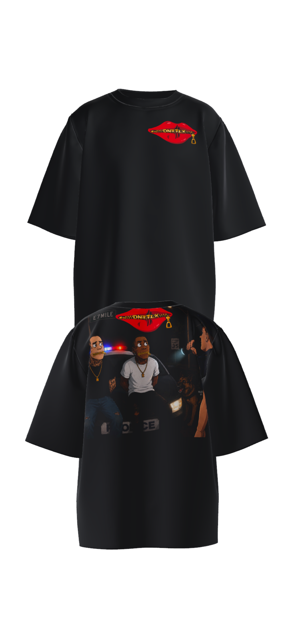 DNT TALK TRAFFIC STOP SHORT SLEEVE TEE